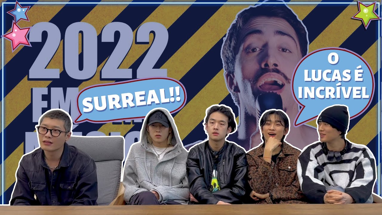 BANDA COREANA REAGE A 2022 EM UMA MÚSICA - LUCAS INUTILISMO (COM 2Z)
