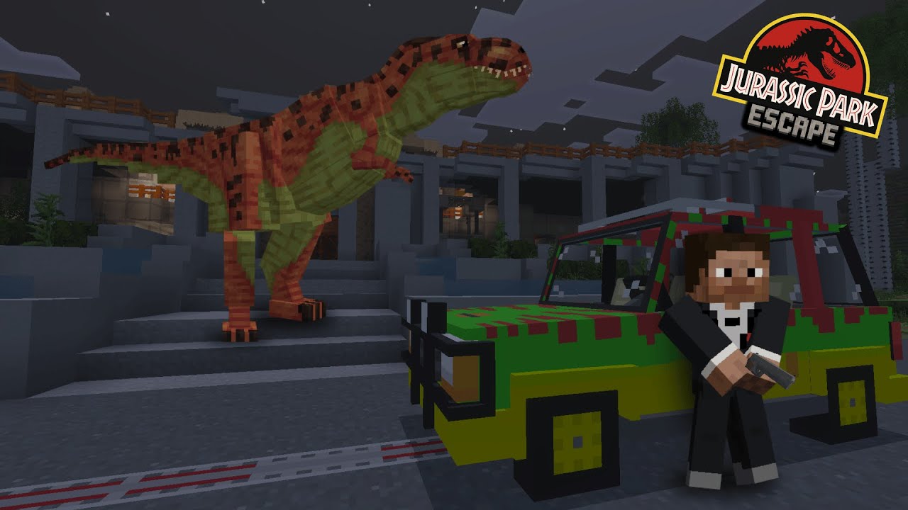 Minecraft Escape Jurassic Park &ndash; Episode 1: The Adventure Begins