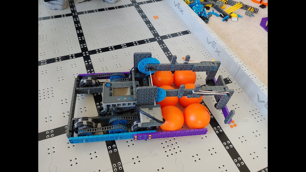 VEX IQ 97300J Pitching In Robot In 24 Hours - 60 Points Driver Skills