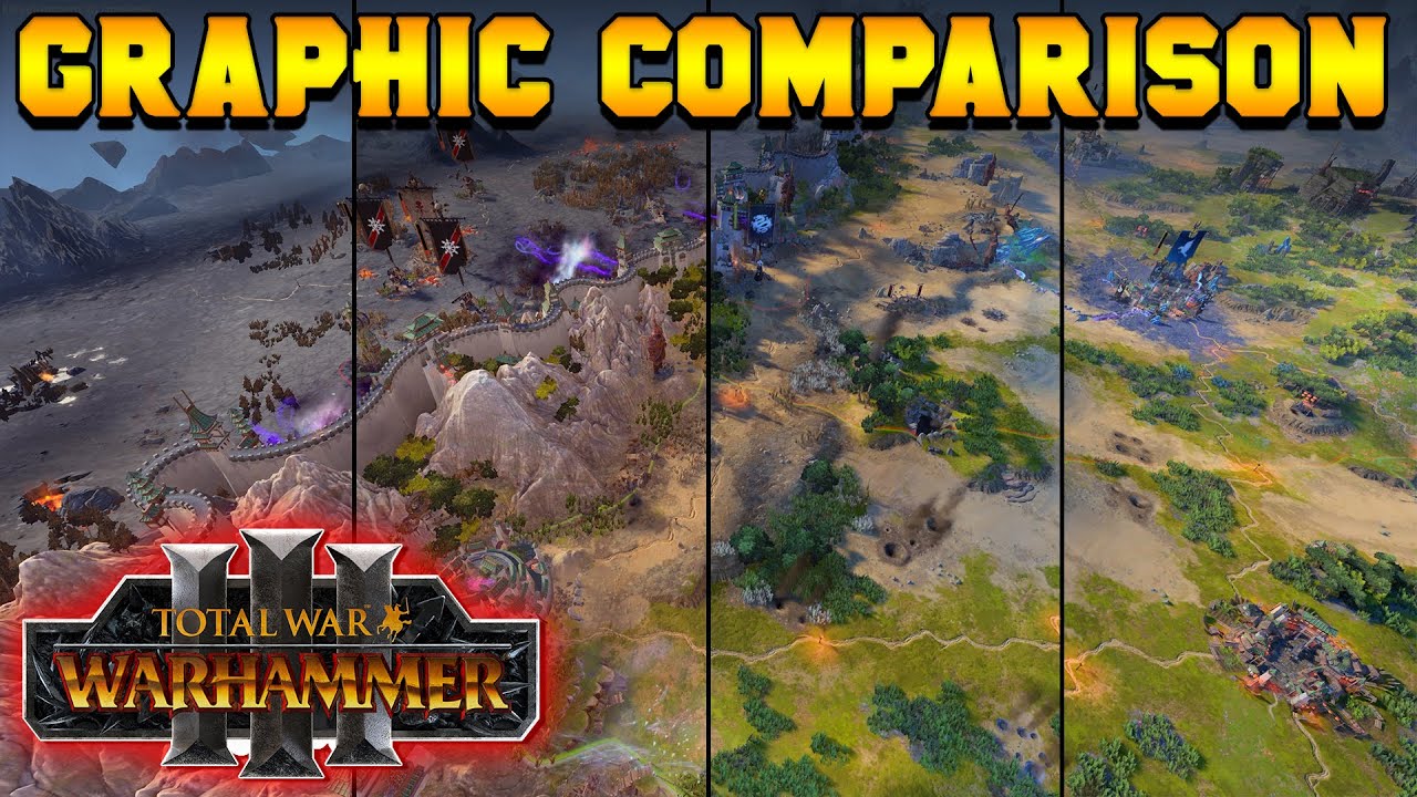 Graphics Comparison for Total War: Warhammer 3