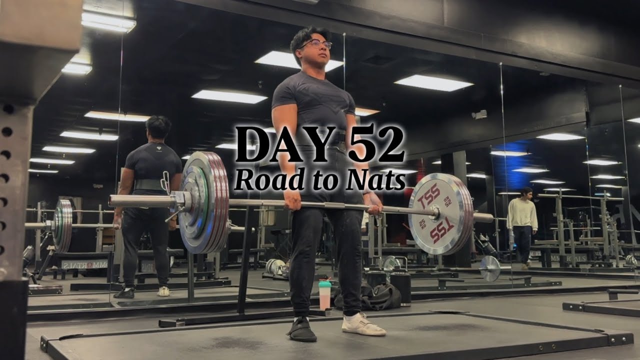 Powerlifting Vlog | Road to Nationals Day 52