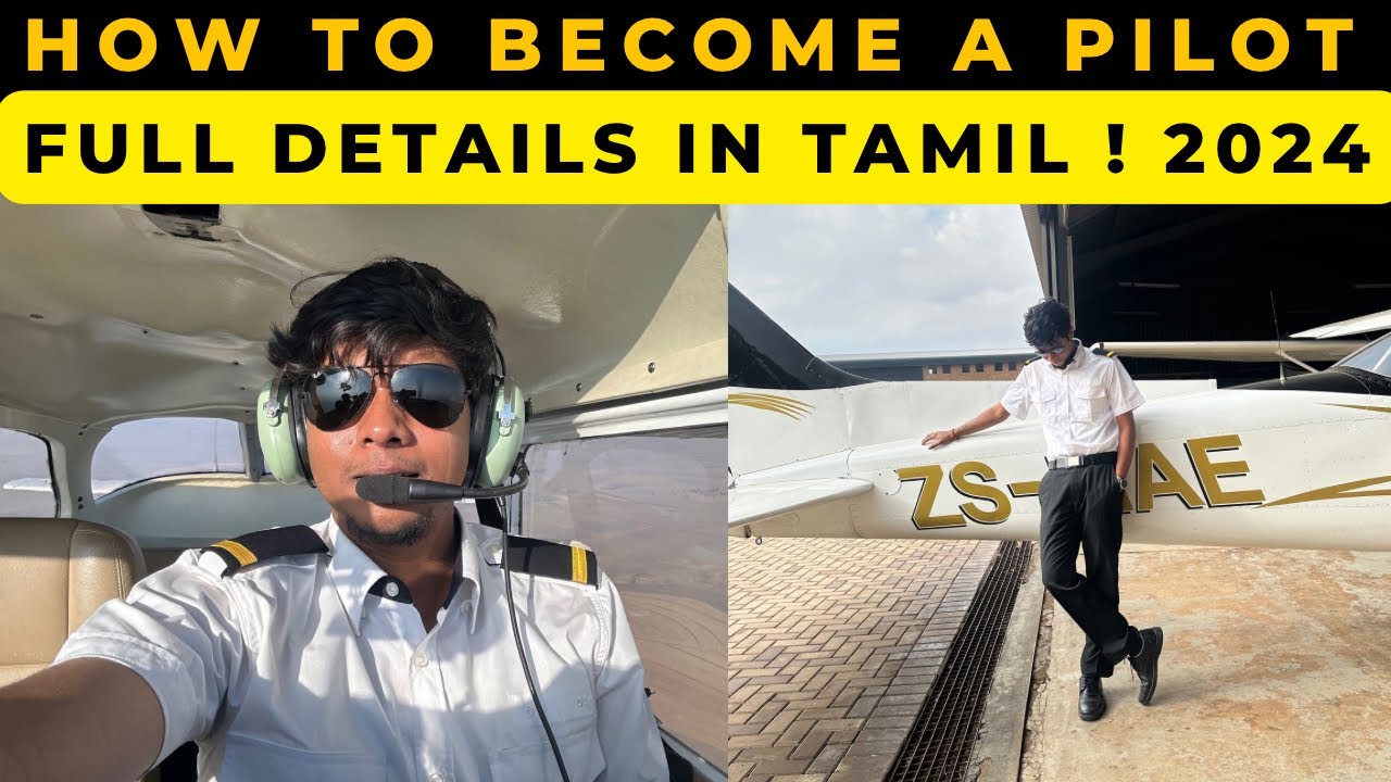 How to become a PILOT - TAMIL 👨‍✈️