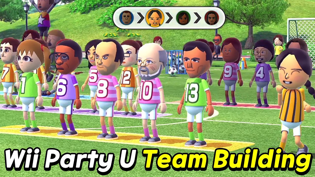Wii Party U Team Building gameplay | Rainer Vs MAssimo Vs Kaori Vs Xiao-Tong | AlexGamingTV | Wii U