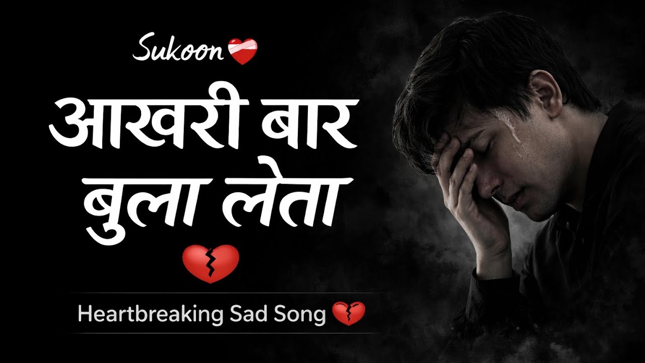 Aakhri Bar Bula Leta 💔 | Very Sad Lofi Song | Broken Heart Hindi Song #song  