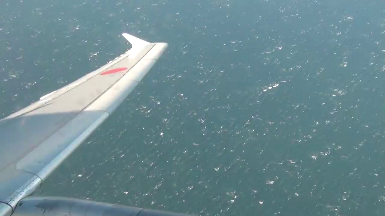 羽田空港発富山空港行　ノーカット　ANA313便