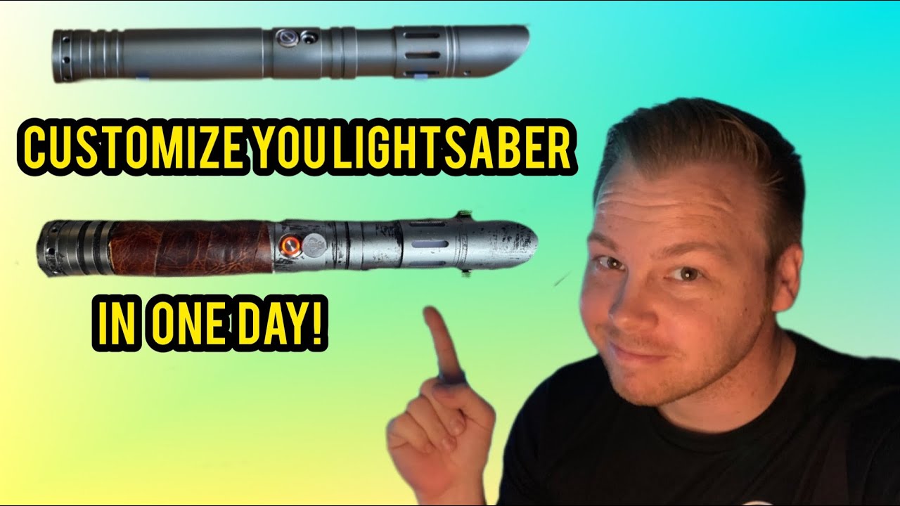Customizing Your Lightsaber Hilt! DIY! Black Washing Tutorial | LGT Neopixel Xenocore |