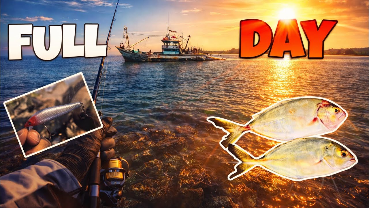 FISHING IN GOA | FULL DAY FISHING | CAUGHT TREVALLY FISH