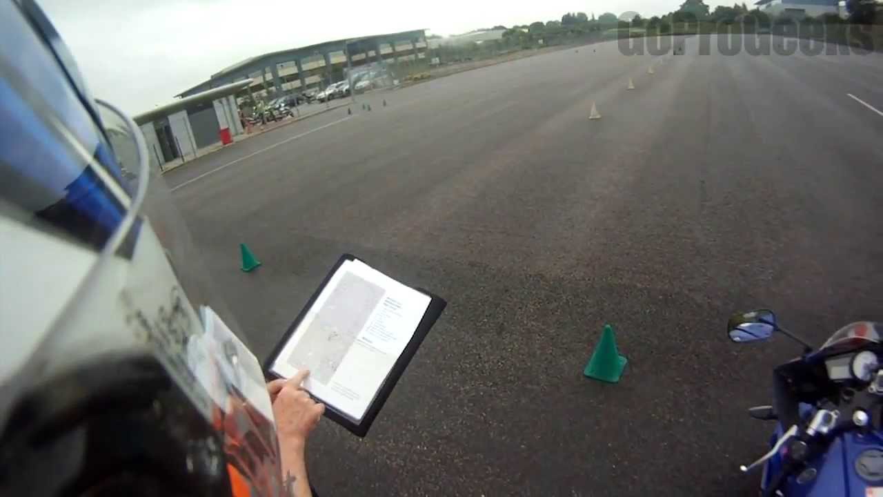 NEW UK MOD 1 Motorbike Test (POV) .:. 19th January 2013