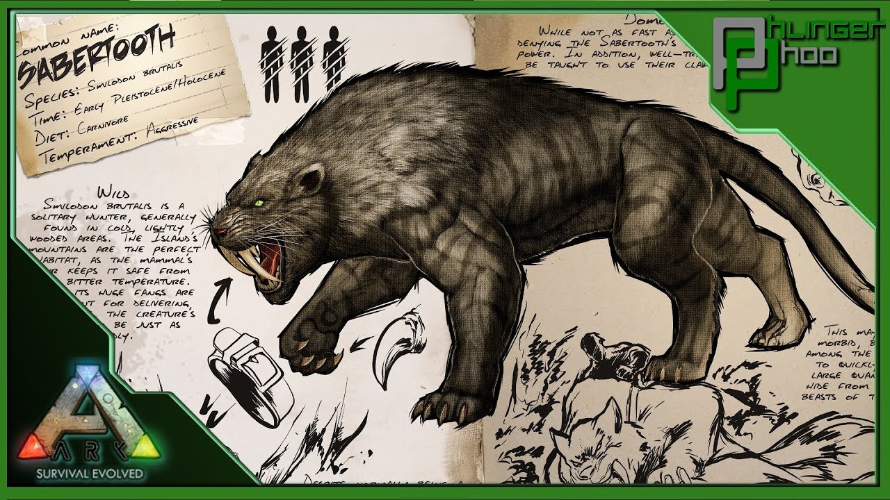 Ark Basics Sabertooth - AMAZINGLY QUICK HIDE - EVERYTHING YOU NEED TO KNOW
