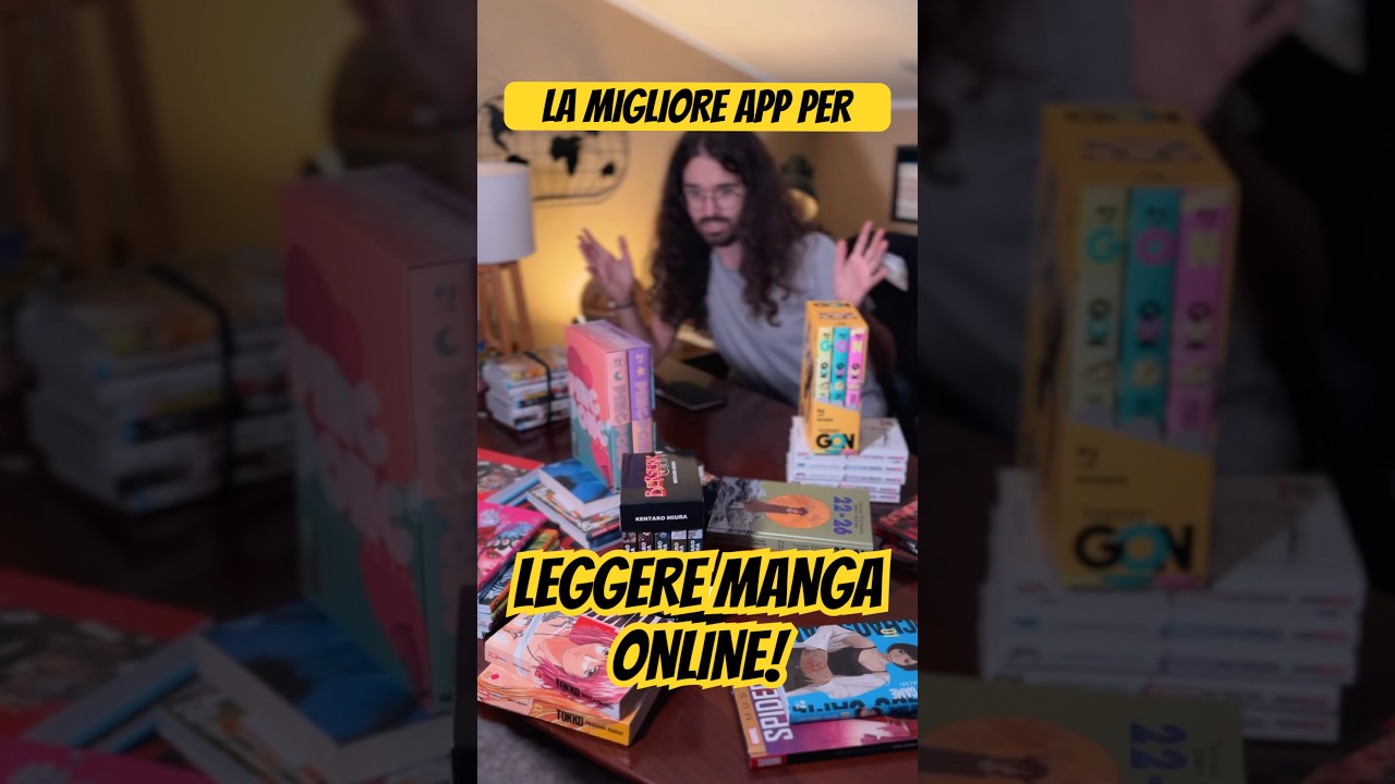 La MIGLIORE APP dove LEGGERE MANGA (legalmente) #manga #mangaita #fumetteria #collezionemanga #anime