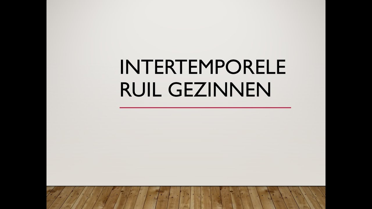 Intertemporele ruil