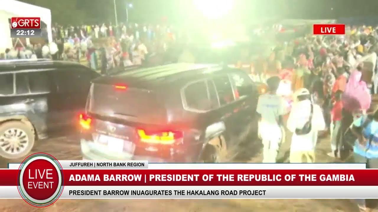 PRESIDENT BARROW 'S HAKALAND ROAD INAUGURATION  08.11.25