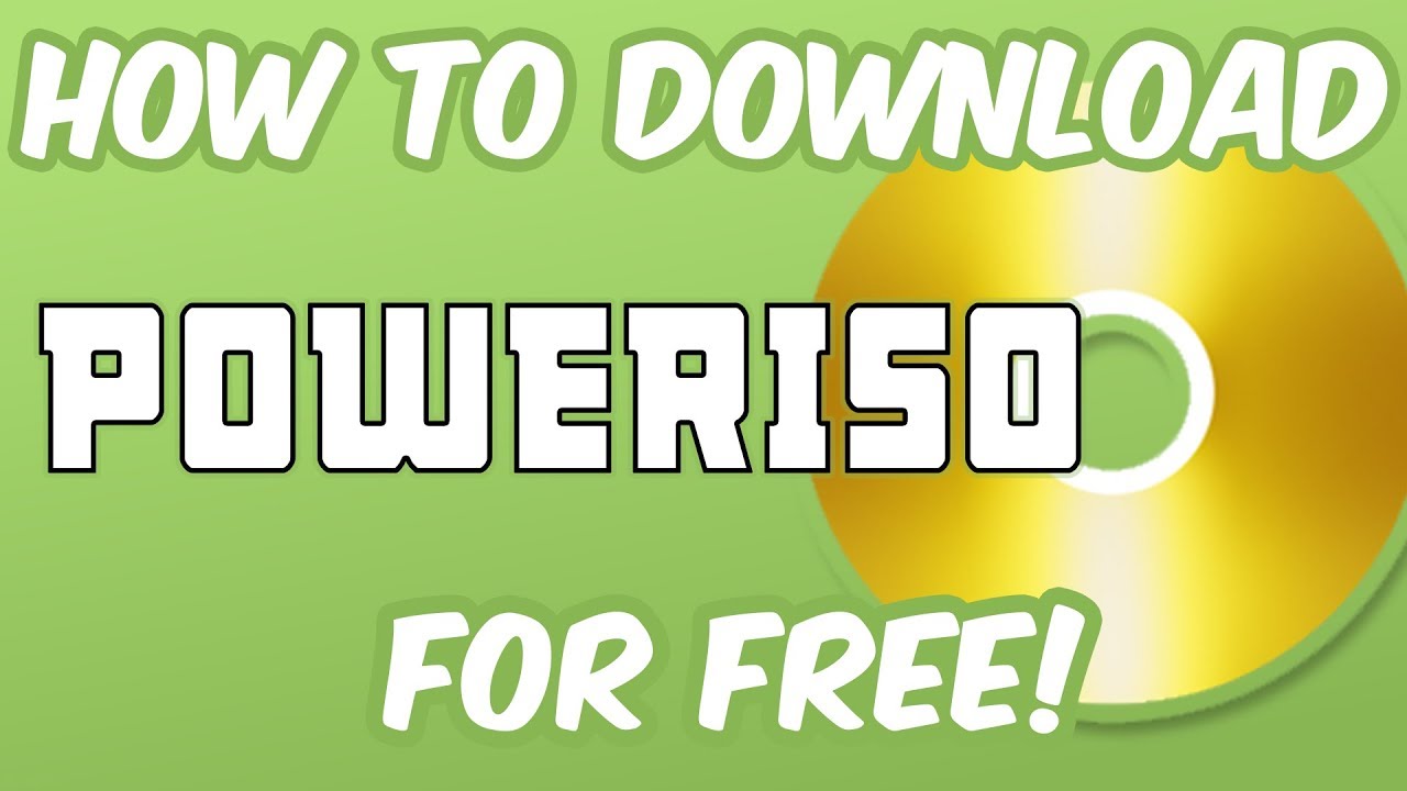 PowerISO Free Download (PC)