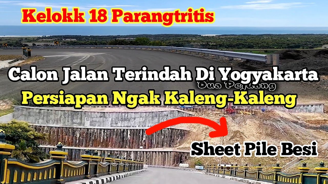 Persiapan ngak Kaleng-Kaleng, KELOK 18 PARANGTRITIS SIAPP JADI JALAN TERINDAH DI YOGYAKARTA