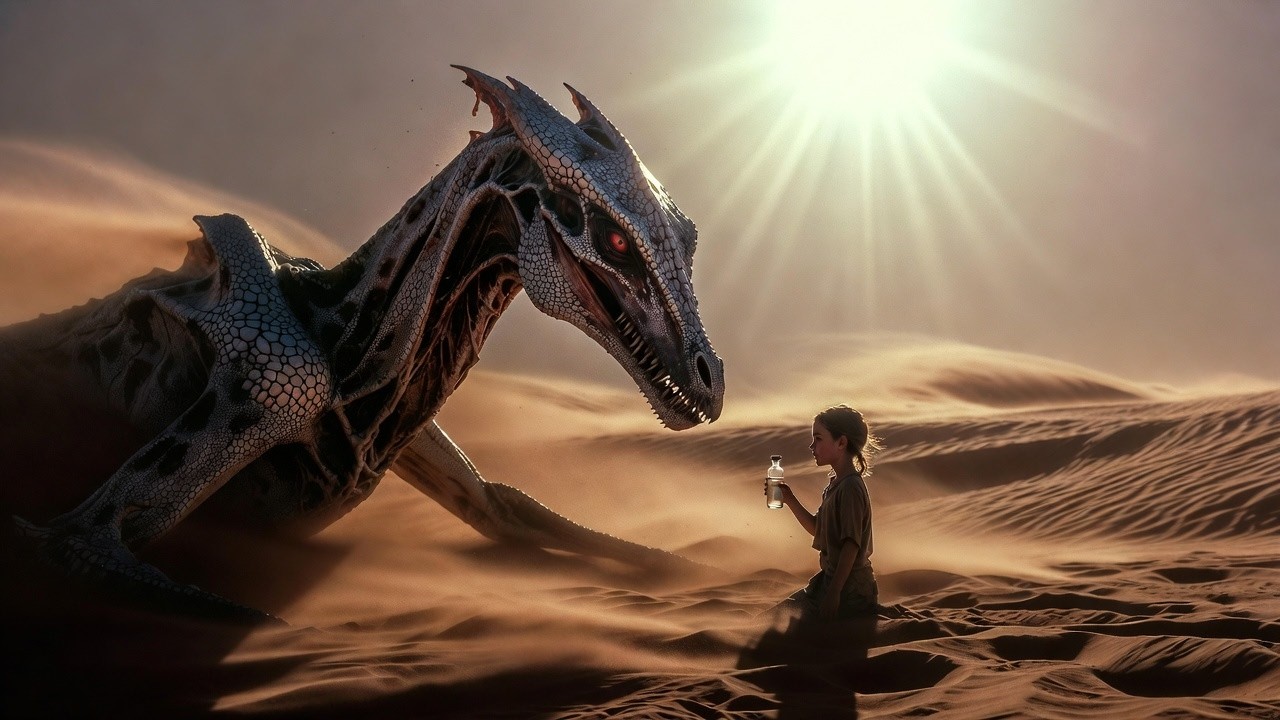 Dying of Extreme Thirst For Centuries Alien Dragon Pleaded With HUMAN GiHFY | Sci-Fi HFY Stories
