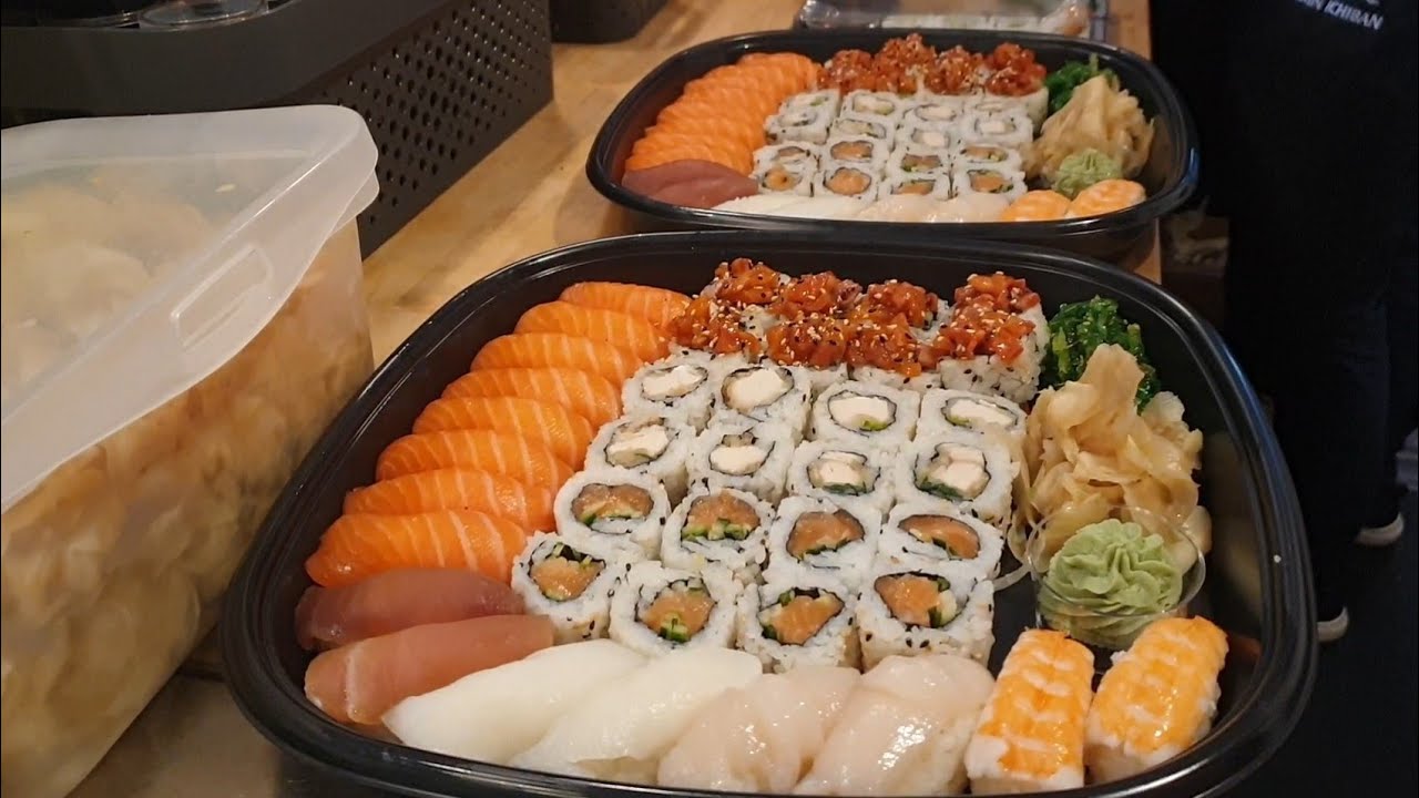 Vlog 352🇧🇻 Ngày chủ nhật trong tiệm Sushi của Gia đình nhỏ Cuộc sống NaUy