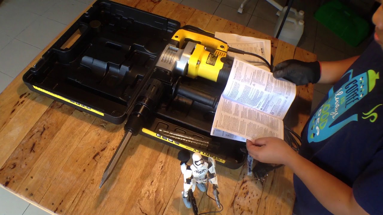 Demolition Hammer Stanley 1010w, unboxing and review
