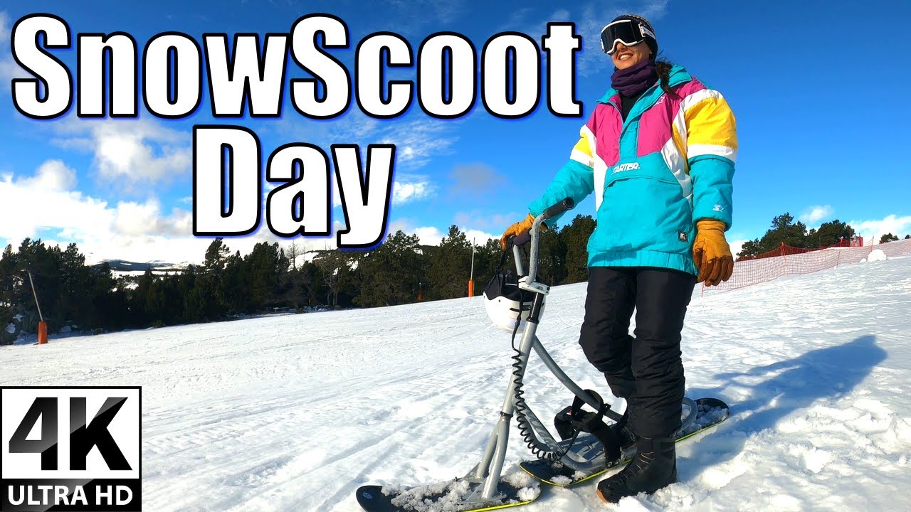 SNOW SCOOTER 🛴 SnowScoot Day