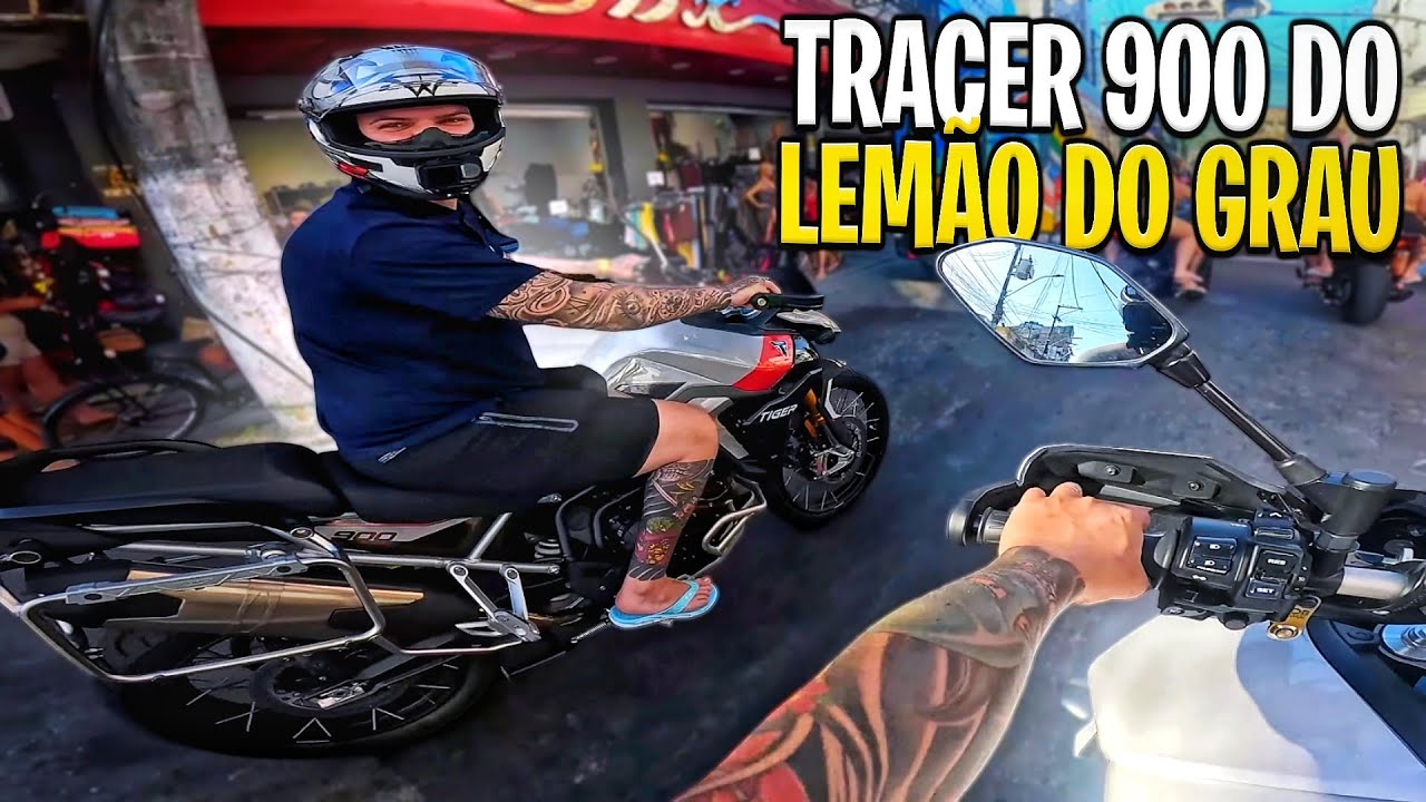 PEGUEI A TRACER 900 DO LEMÃO DO GRAU