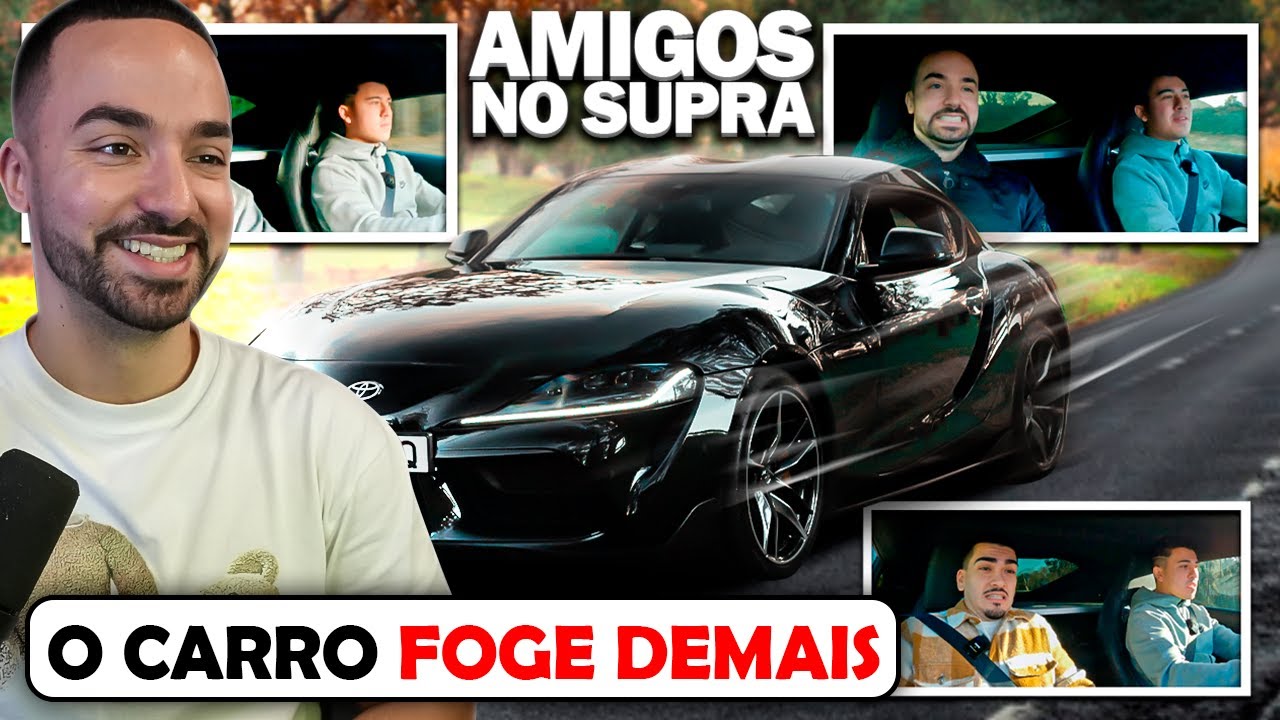 Tiagovski reage a AllSpeedDrive ' (REAÇÃO) AMIGOS ANDARAM NO SUPRA PELA PRIMEIRA VEZ !  '