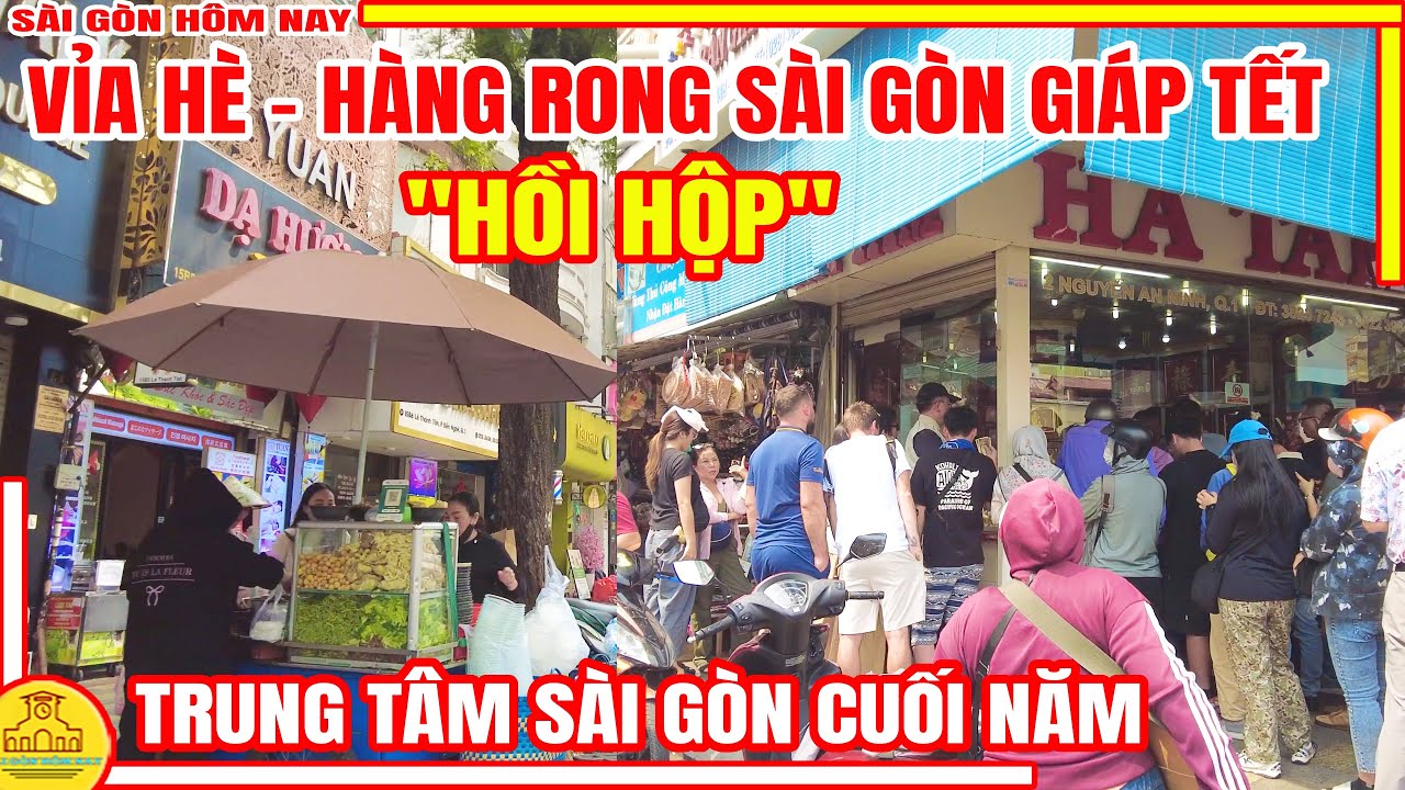 HỒI HỘP ! Sài Gòn GIÁP TẾT 2026 | VỈA HÈ HÀNG RONG Trung Tâm Sài Gòn CUỐI NĂM |  Sài Gòn Hôm Nay