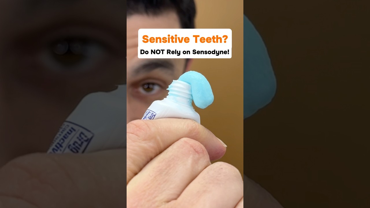 Try this instead of relying on sensitive toothpaste for your teeth! #dentist #tmj #teeth #dental