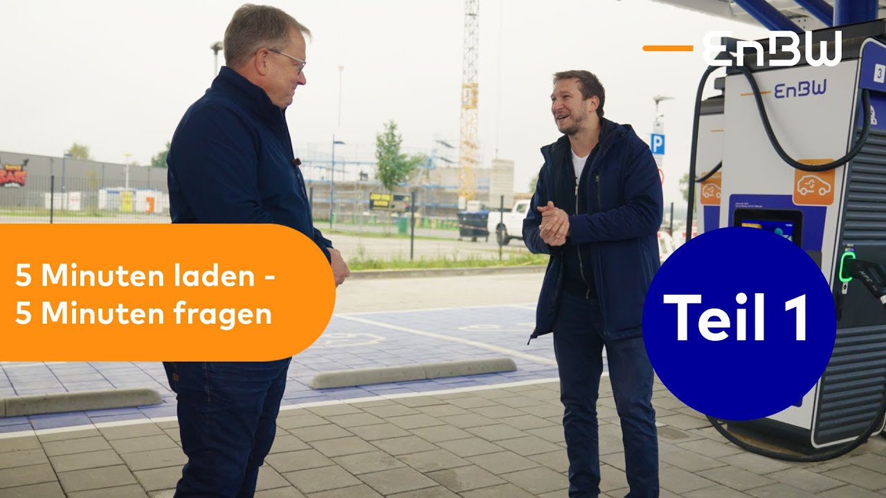 So entsteht ein Ladepark | EnBW 5 Minuten laden, 5 Minuten fragen