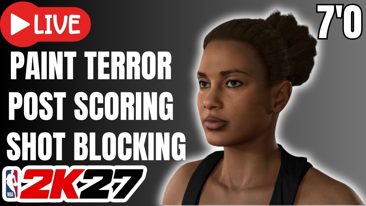 Terrorizing Bigs with My 7'0 Female PAINT TERROR | NBA2K27