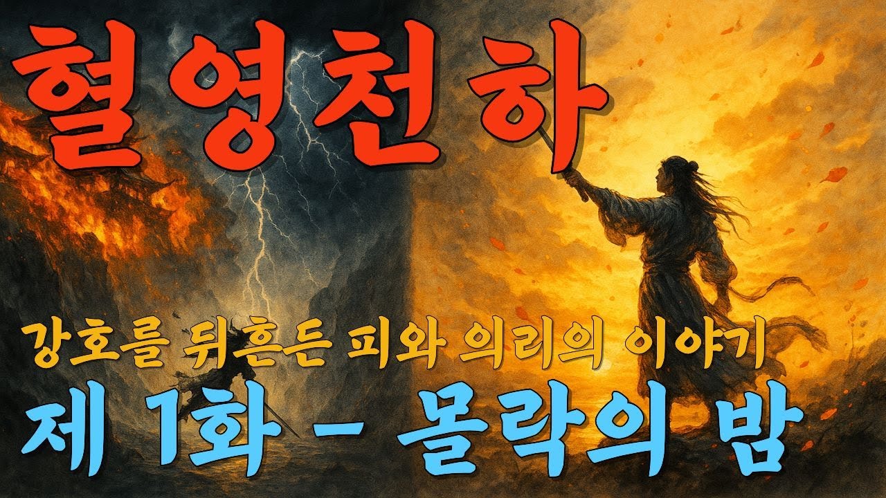 [20부작] 혈영천하 1화 : 몰락의밤ㅣ오디오북ㅣ무소설ㅣ정통무협ㅣ무협
