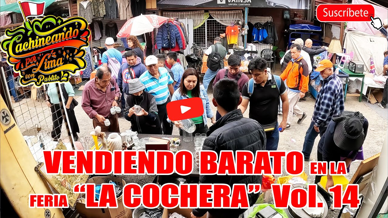 CACHINEANDO POR LIMA..CAPITULO # 143 VENDIENDO EN LA FERIA TODO BARATO Vol.14 -  OCTUBRE 15