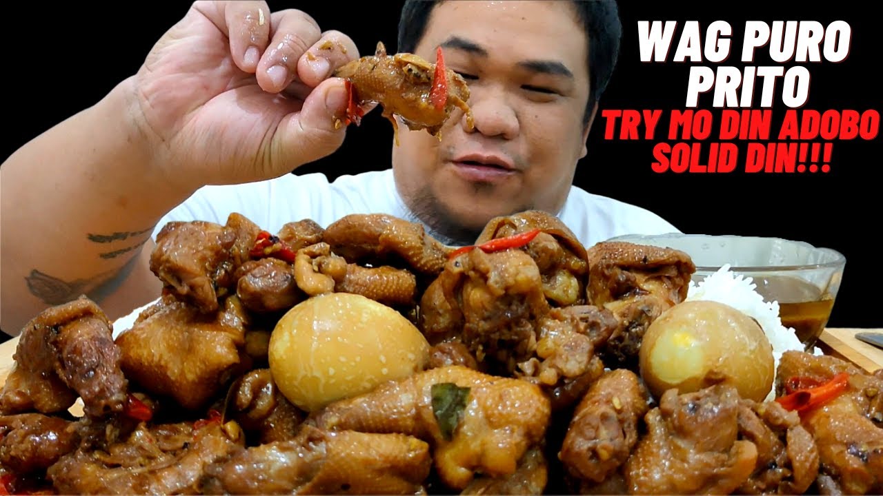 SPICY ADOBONG LEEG NG MANOK MUKBANG ASMR | MUKBANG PHILIPPINES