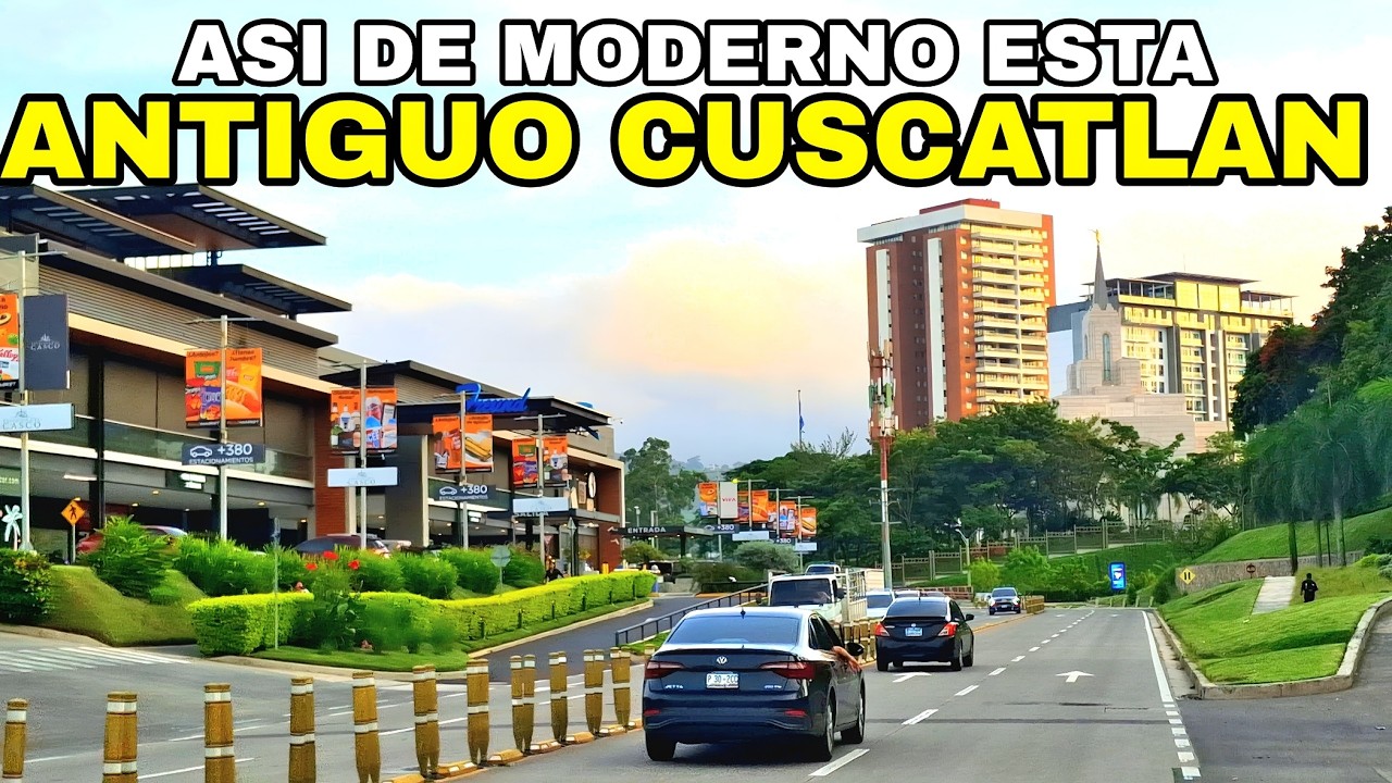 ASI DE MODERNO ESTA ANTIGUO CUSCATLAN.  #elsalvador