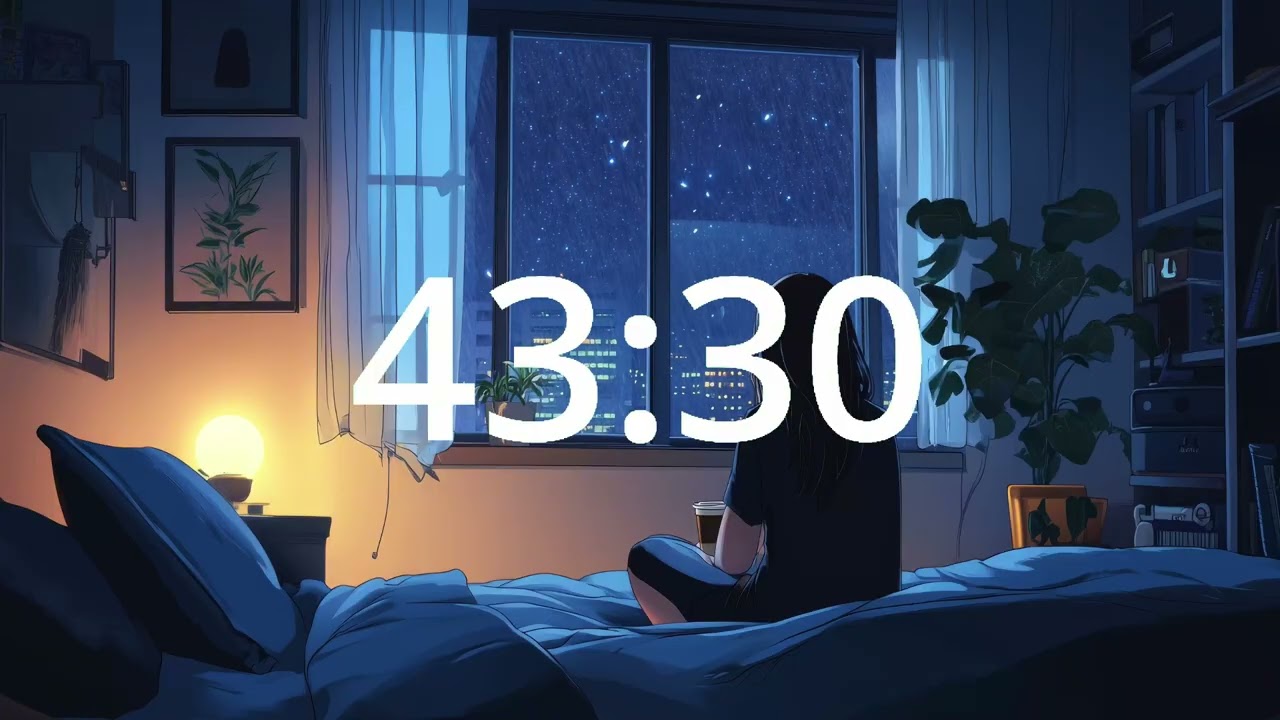 4 Hours of Rain at Night 🌧 Cozy Bedroom Ambience