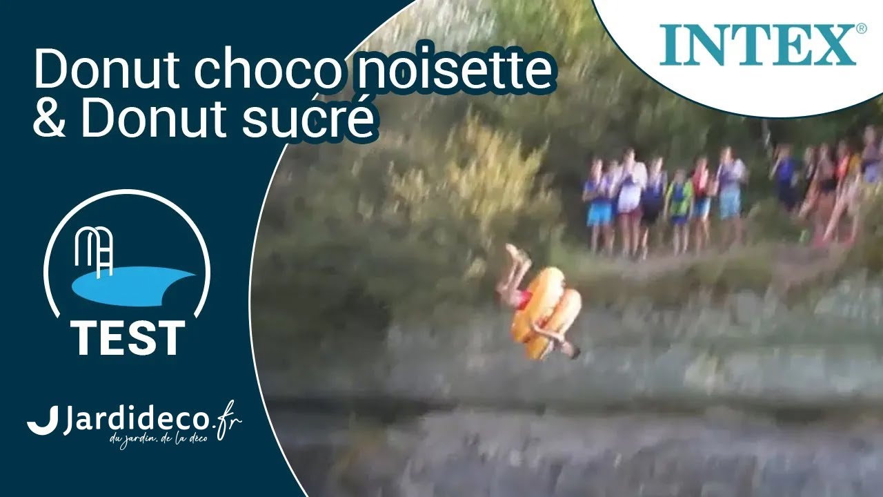 Du Wakeboard sur un Donut Gonflable Intex