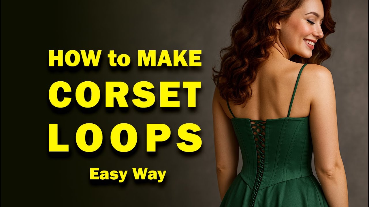 How To Make Corset Loops Easy DIY (Beginner Friendly)