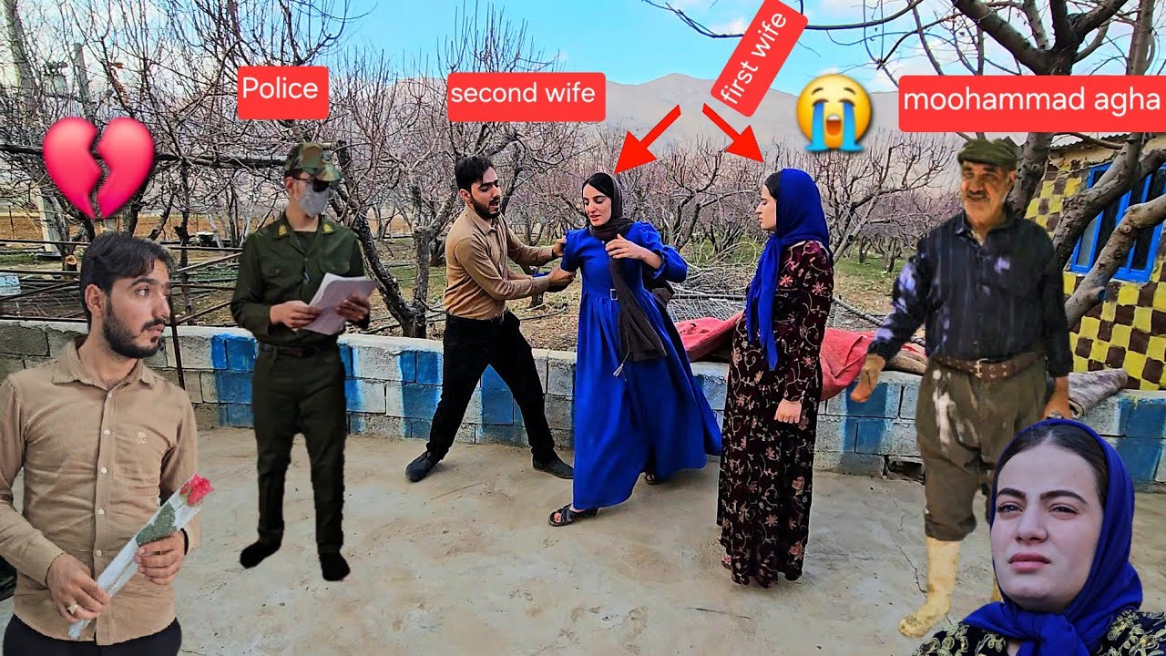 The husband attempt to remarry Zahra and the second wife opposition, nomadic life and building a hut