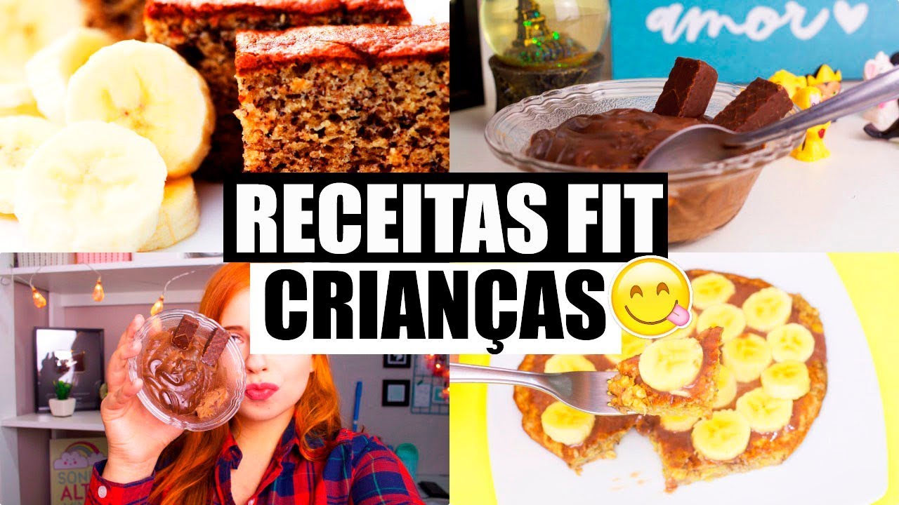 3 RECEITAS PARA CRIANÇAS FAZEREM SOZINHAS (saudável)