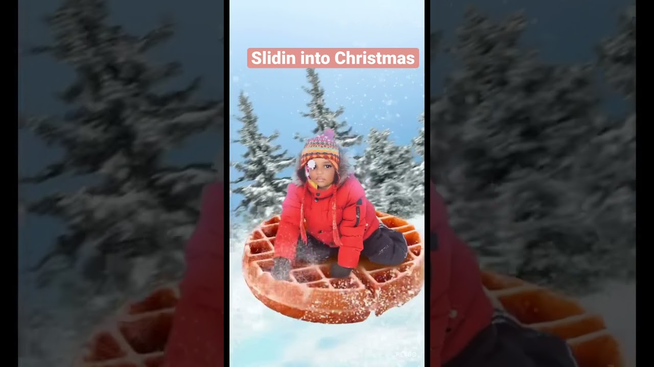We&rsquo;re Sliding Into Christmas 🎄 #shorts #viral #family #fun #gaming #santa #christmas #love