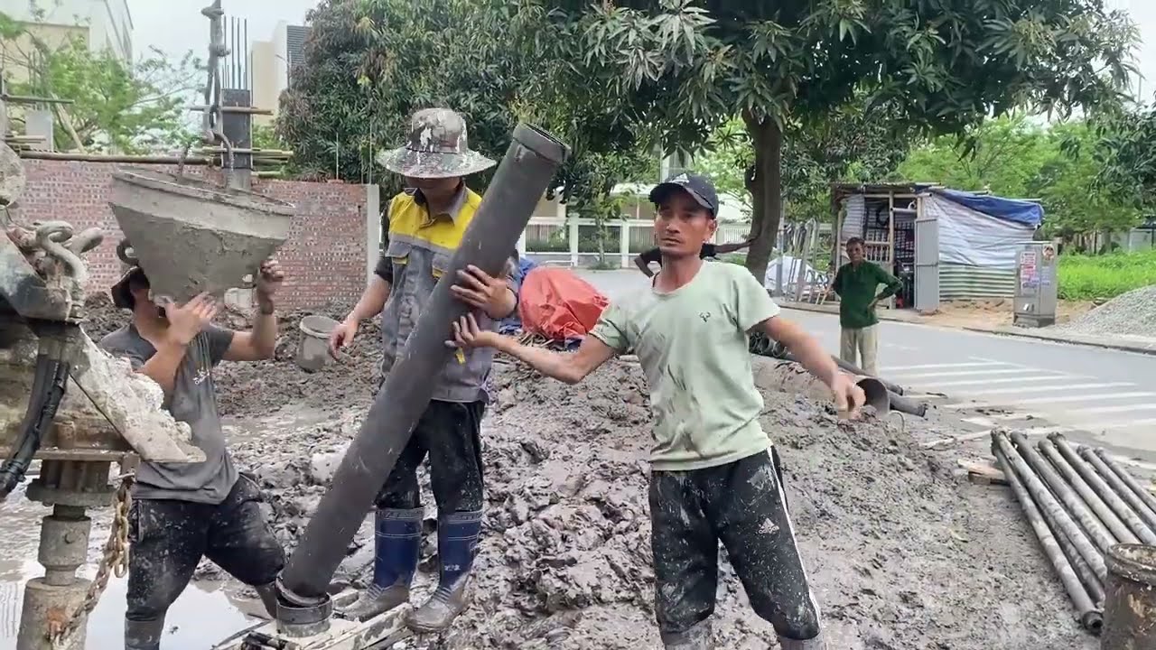 Quy Trình Thi Công Cọc Khoan Nhồi Phần 2 Nhà Của Gia Đình Tôi Tại  khu đô thị dệt  - TP : Nam Định