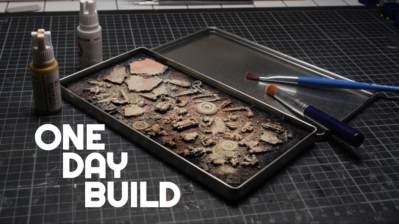 Make a Texture Palette for Dry Brushing in Just a Day | ONE DAY BUILD