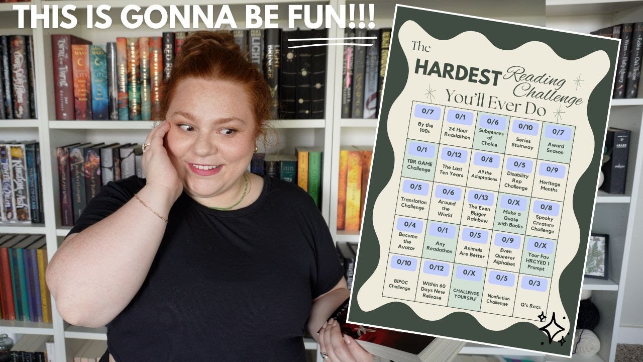 the hardest reading challenge you'll ever do? (i might regret this one) ✨🥴 my spreadsheet + tbr!