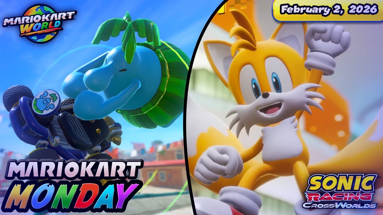 Mario Kart Monday + Sonic Racing Crossworlds - Racing with YOU!