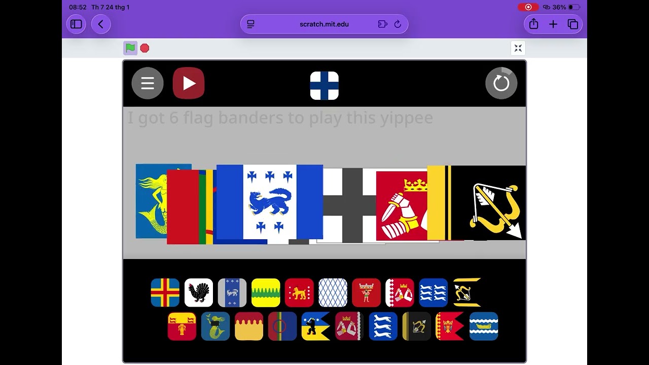 Playing flag box part 4