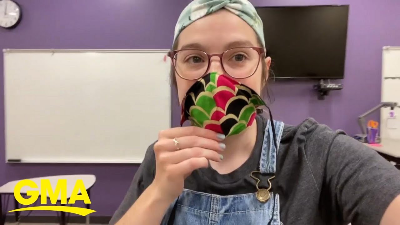 5th grade teacher shows what her classroom will look like amid COVID-19 l GMA Digital