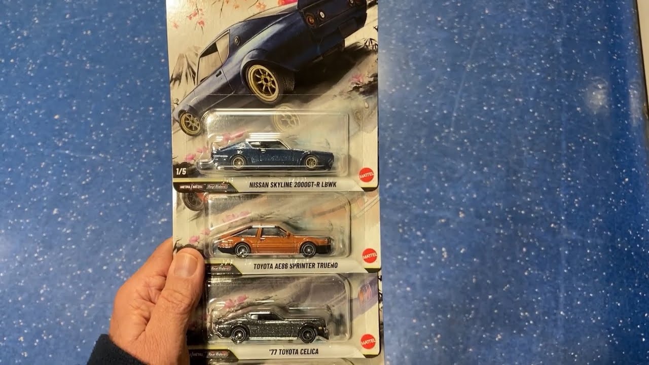 Hot Wheels 2026 Car Culture mix 1 Japan Historics 5. Plenty of new models at Smyths Toys Rayleigh