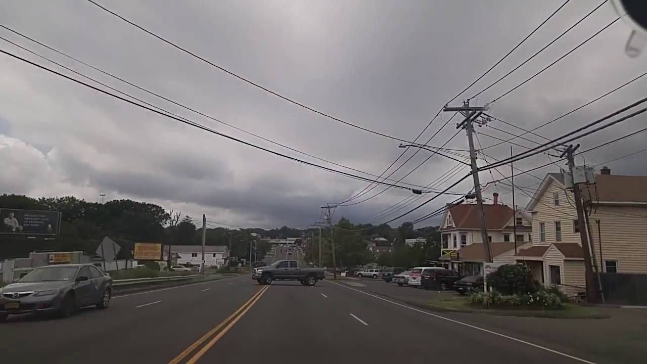 Driving by Stratford,Connecticut