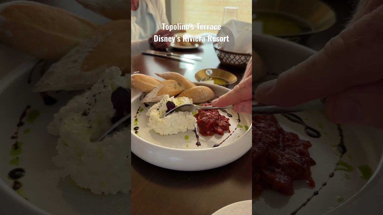 TOPOLINO&rsquo;S TERRACE AT DISNEY&rsquo;S RIVIERA RESORT #disneyfood #disneydining #disneyvlog #rivieraresort
