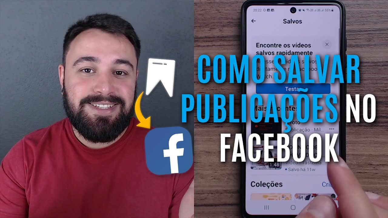 COMO SALVAR PUBLICAÇÕES NO FACEBOOK PELO CELULAR