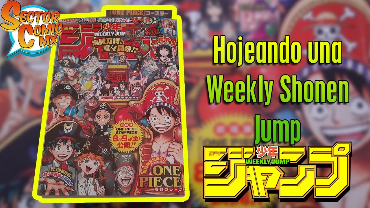 Hojeando una Weekly Shonen Jump
