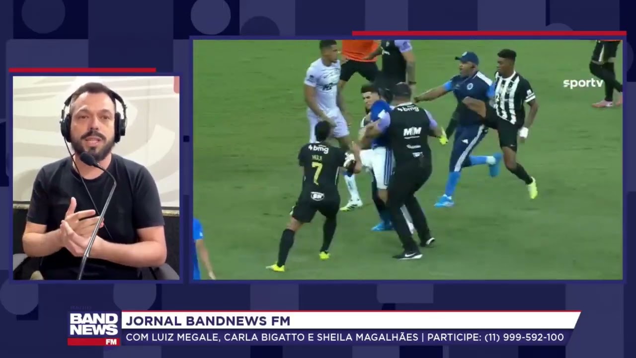 Mais de 20 jogadores s&atilde;o expulsos em jogo do Cruzeiro